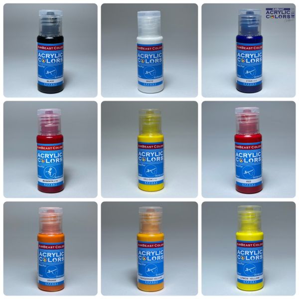 AirBeast 水性漆 基本色18色SET 18入套組 20ml 