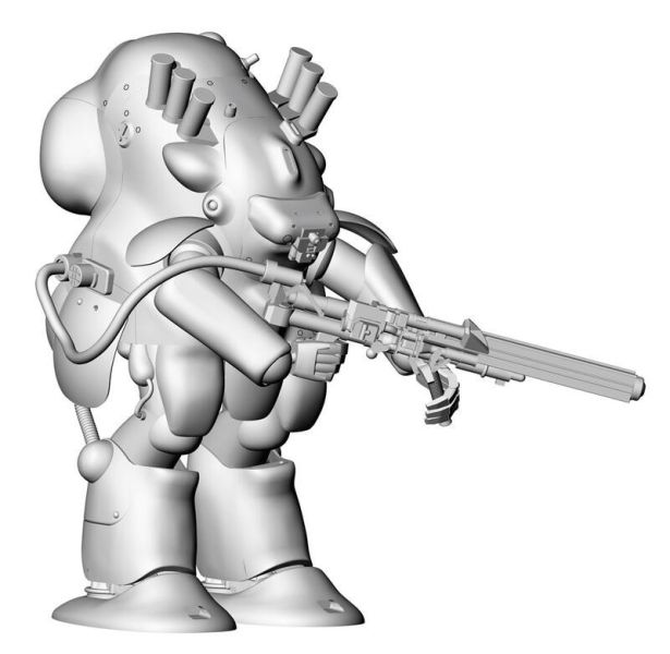 長谷川64130重裝甲戰鬥服 MK44G-6 黃金騎士1/20横山 宏 組裝模型 