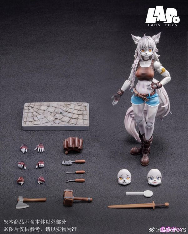 LADoTOYS ERA-001 莉婭 Liya 獸娘 修理師樣式 1/12 可動完成品 