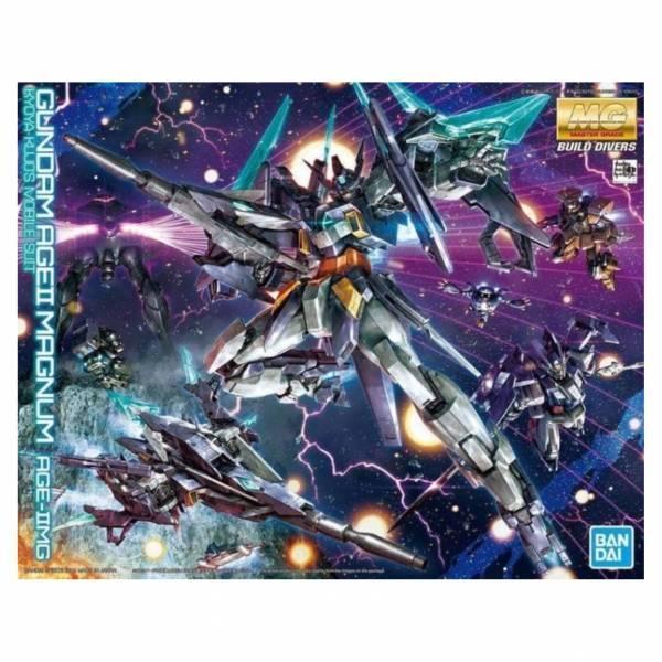 萬代 BANDAI 1/100 鋼彈模型 MG 重火力型鋼彈AGE II 組裝模型 