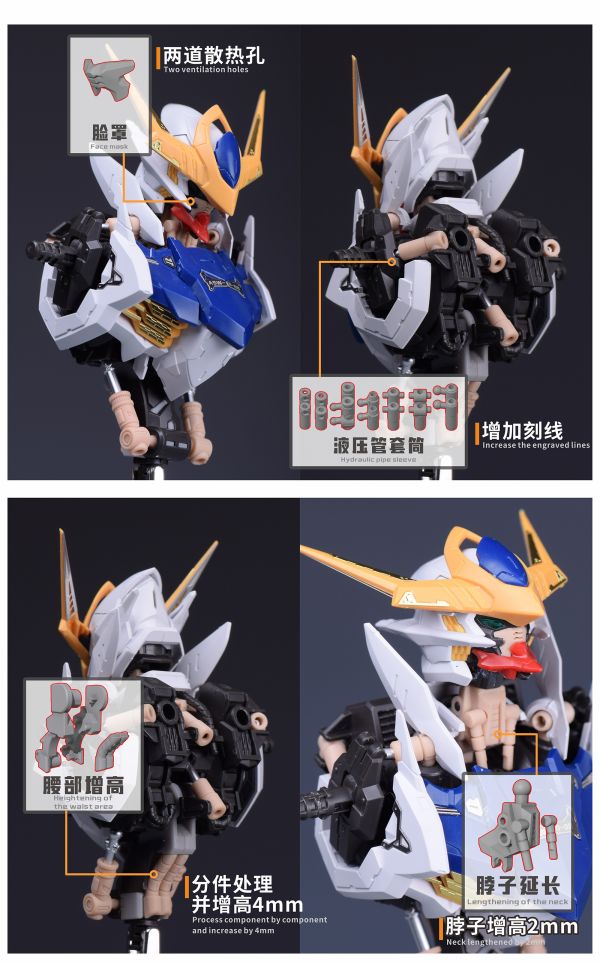 新月 MG天狼型獵魔鋼彈-腰部改件 