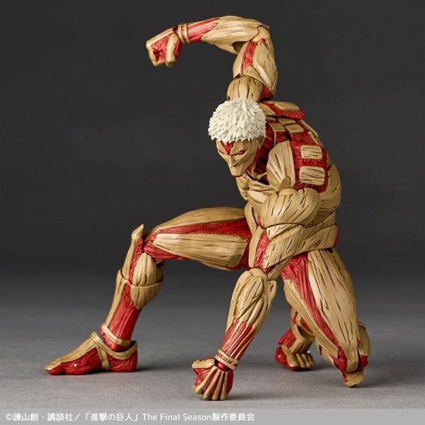 海洋堂 Revoltech 山口式 進擊的巨人 鎧之巨人 可動完成品 