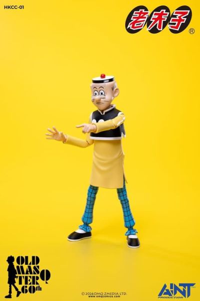 預購8月 AINT Production HKCC-01 1/12可動 老夫子 60週年紀念版 