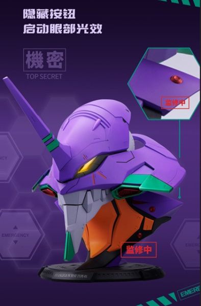 預購12月 萬代 BN HEAD Collection 新世紀福音戰士 EVA初號機 