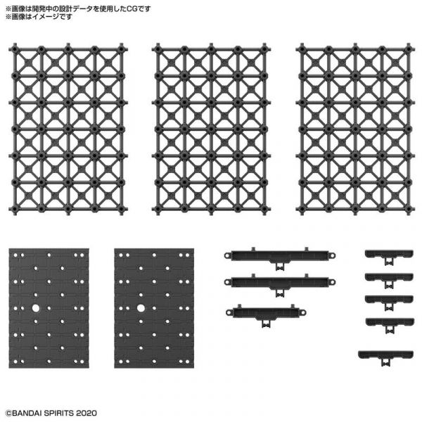 萬代 BANDAI 30MM 改裝用 改造用 場景台座 (桁架基地版本) 組裝模型 