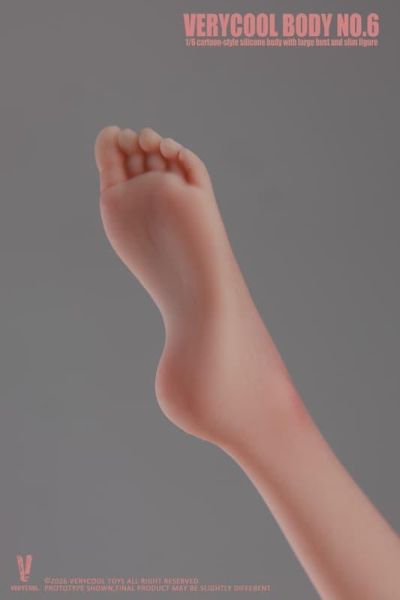 預購Q2 VERYCOOL 1/6 VCD-06 6號素體 豐滿窄肩蜂腰連腳體型 3款分售 