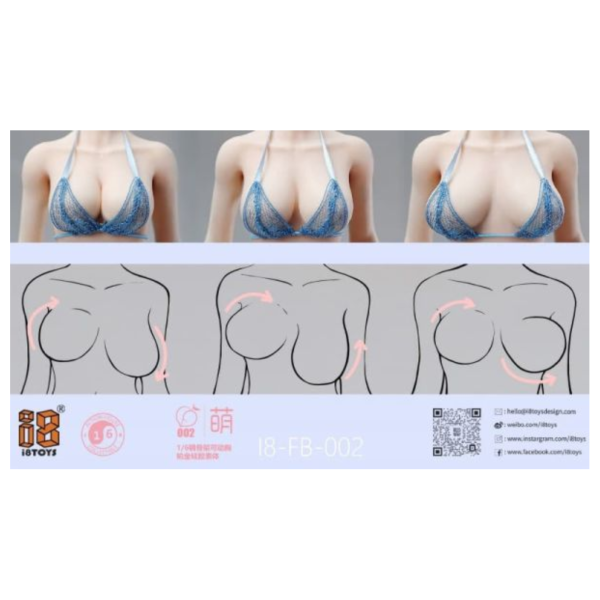 預購26年Q2 I8TOYS 1/6 鋼骨架鉑金矽膠全包膠可動胸素體 