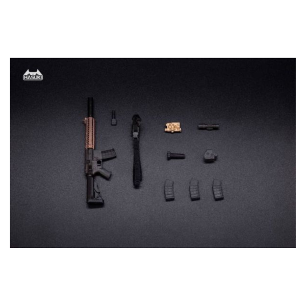 預購26年Q3 HASUKI 神貓跳動 1/12人偶適用武器配件 MK18 B款 黑色 