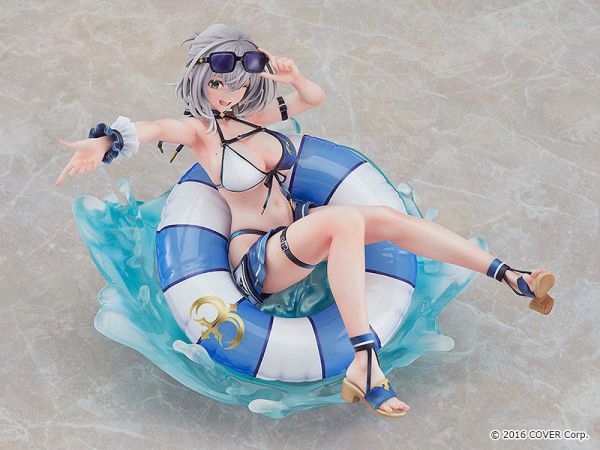 好微笑 GSC 代理版 hololive 白銀諾艾爾 泳裝Ver. 再販 1/7 PVC完成品 