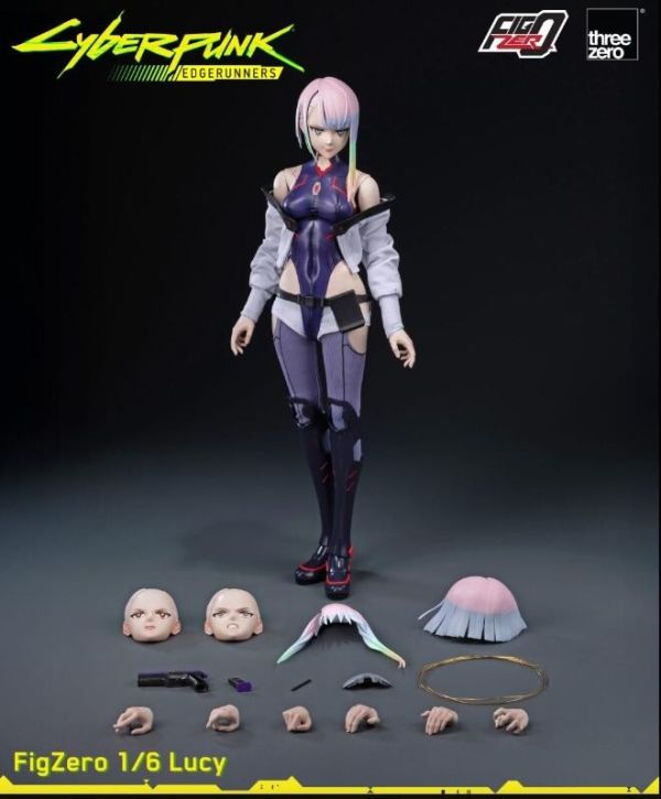 預購第四季 threezero 電馭叛客：邊緣行者 FigZero 1/6 露西 可動完成品 