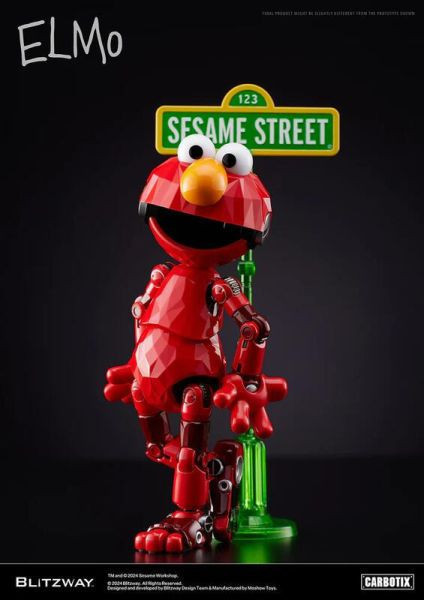 BLITZWAY 芝麻街 CARBOTIX ELMO 艾蒙 可動完成品 