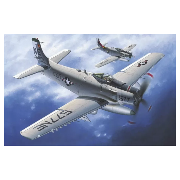 預購4月 長谷川 1/72 A-1H Skyraider VA-25 Mig Killer 