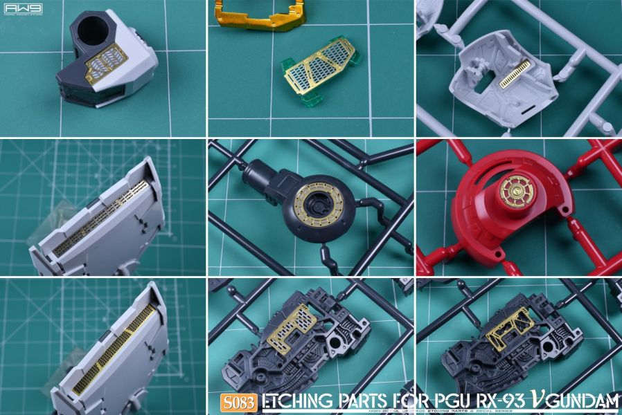 預購第三季 S083 鋼魂 AW9 PGU牛鋼原裝加強細節蝕刻片 