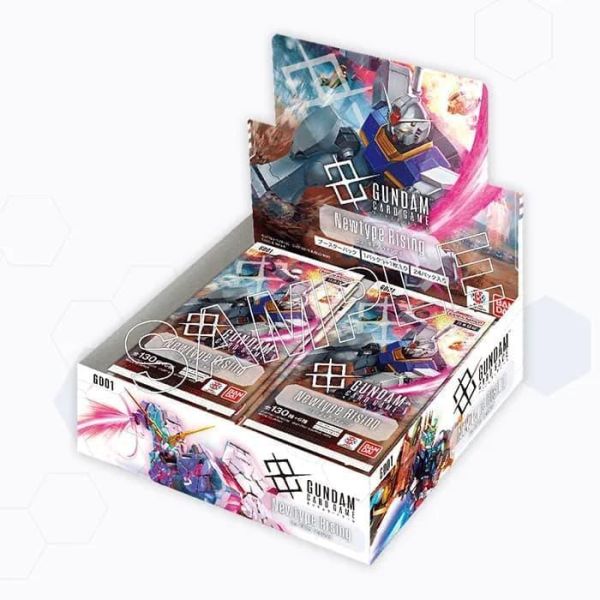 現貨 TCG Gundam 鋼彈卡牌遊戲 補充包 新人類崛起 Newtype Rising [GD01]日文版 全新未拆封(一中盒24包 一包七張卡) 
