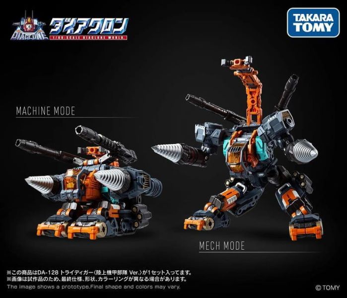預購27年3月 戴亞克隆 DA-128 Tridigger 陸上機甲部隊 Ver D1101 