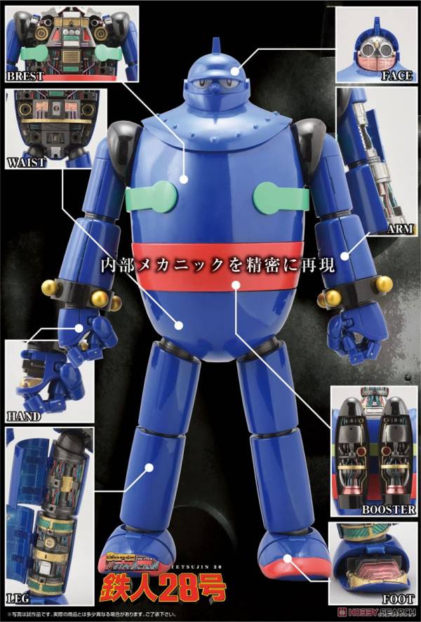 EVOLUTION-TOY 懷舊經典Super Metal Action 鐵人28號合金可動