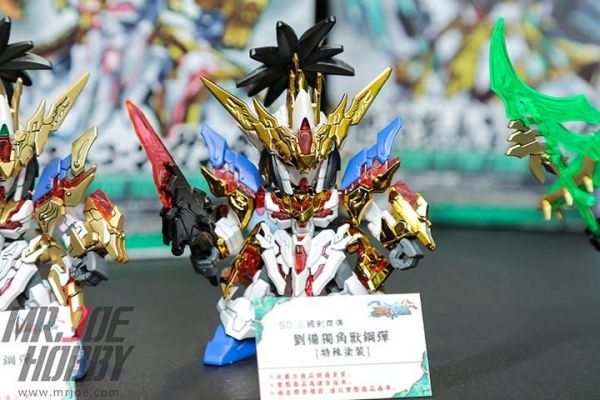 萬代 BANDAI SD 三國創傑傳 劉備獨角獸鋼彈 電鍍金 [限定品] 