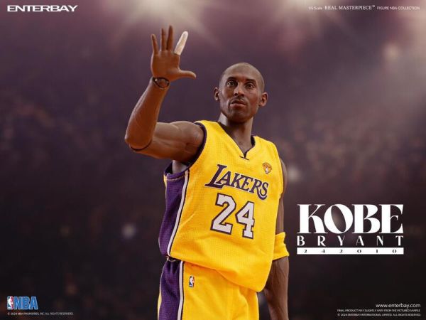 預購25年7月 ENTERBAY NBA Kobe Bryant 柯比•布萊恩 1/6 蠟像級人偶 