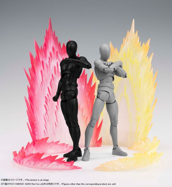 萬代 BANDAI 魂EFFECT 氣場光芒特效 ENERGY AURA 紅ver SHF、可動公仔通用 