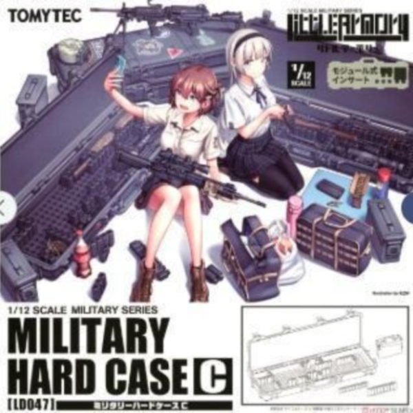 預購10月 1/12 LittleArmory (LD047) Military Hard Case C 