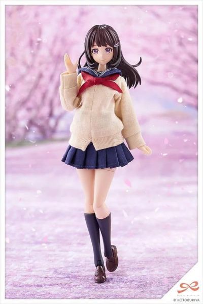 預購12月 壽屋 1/10 創彩少女庭園 穿衣系列 結城圓 桃櫻高中 冬裝 組裝 一般版 
