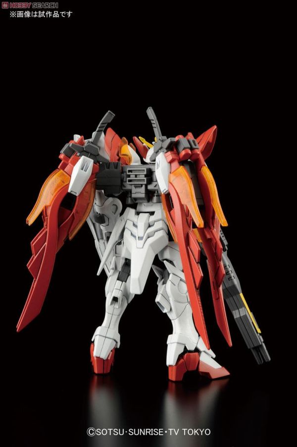 萬代 BANDAI 1/144 鋼彈模型 HGBF#33 飛翼鋼彈零式炎 組裝模型 