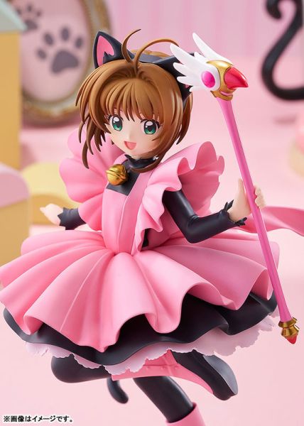 預購26年2月 GSC POP UP 庫洛魔法使 木之本櫻 黑貓風戰鬥服 L 