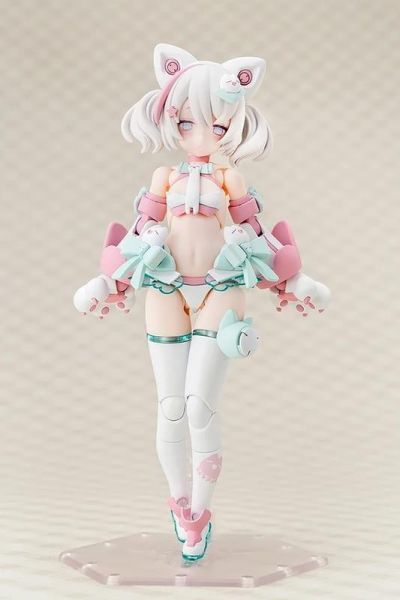 預購27年4月 壽屋 女神裝置 PUNI MOFU 白貓 組裝模型 一般版 