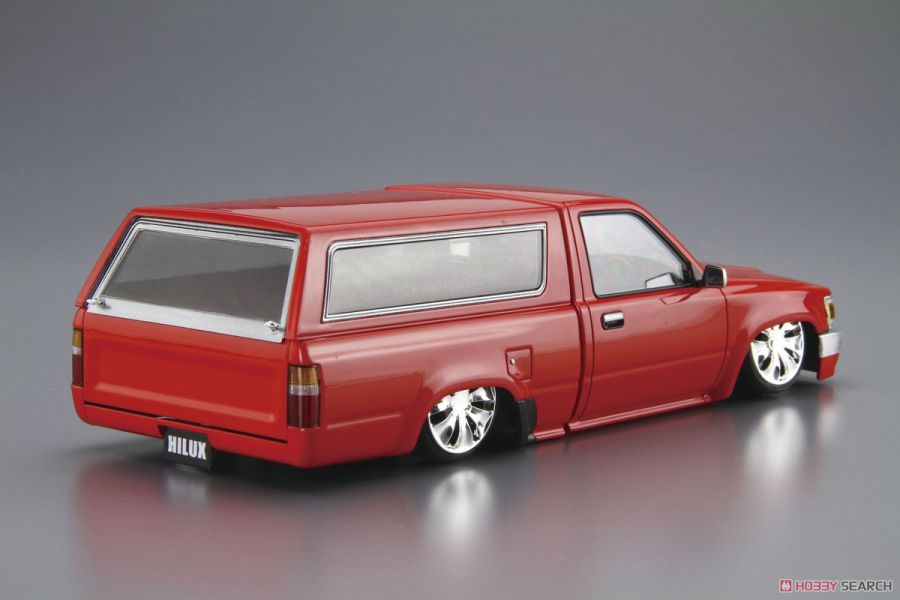 青島社 AOSHIMA 1/24 汽車模型 改裝車 No.59 057001 豐田 YN86 HILUX NEW OLD SCHOOL '95 組裝模型 AOSHIMA 1/24 閃電霹靂車 阿斯拉 AKF-0/G LIFTING TURN模式