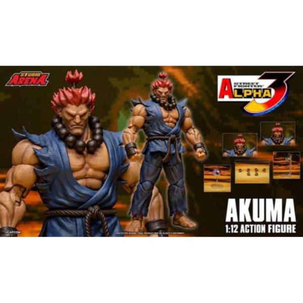 預購Q4 STORM ARENA 1/12 快打旋風 ALPHA 3 豪鬼 AKUMA 
