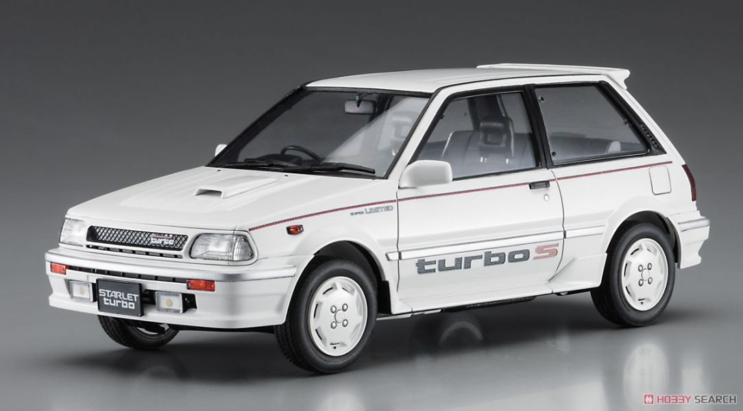 長谷川 HASEGAWA 1/24 汽車模型 豐田 Starlet EP71 TurboS 3門中期型 Super 組裝模型 