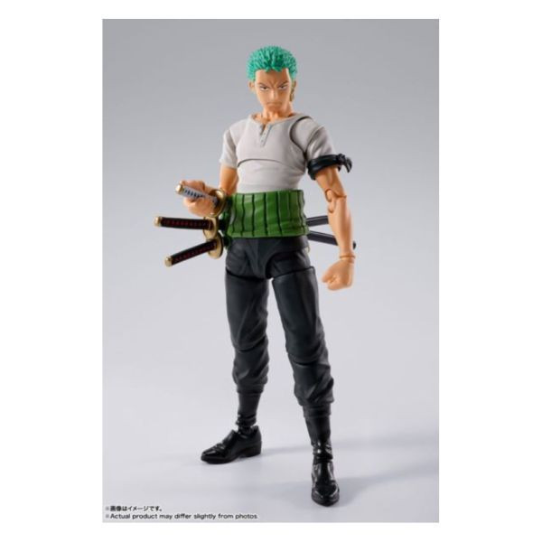 預購10月 萬代 代理版 SHF S.H.F 航海王 羅羅亞·索隆-冒險的黎明- 可動完成品 