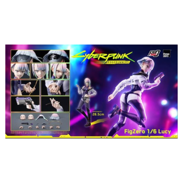 預購第四季 threezero 電馭叛客：邊緣行者 FigZero 1/6 露西 可動完成品 