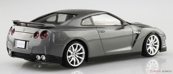 青島社 AOSHIMA 1/24 汽車模型 R35 GT-R '14 金屬深灰 