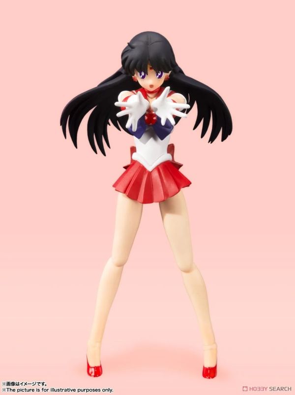 萬代 BANDAI 代理版 SHF 美少女戰士 月光仙子 水手火星 火野麗 動畫配色 