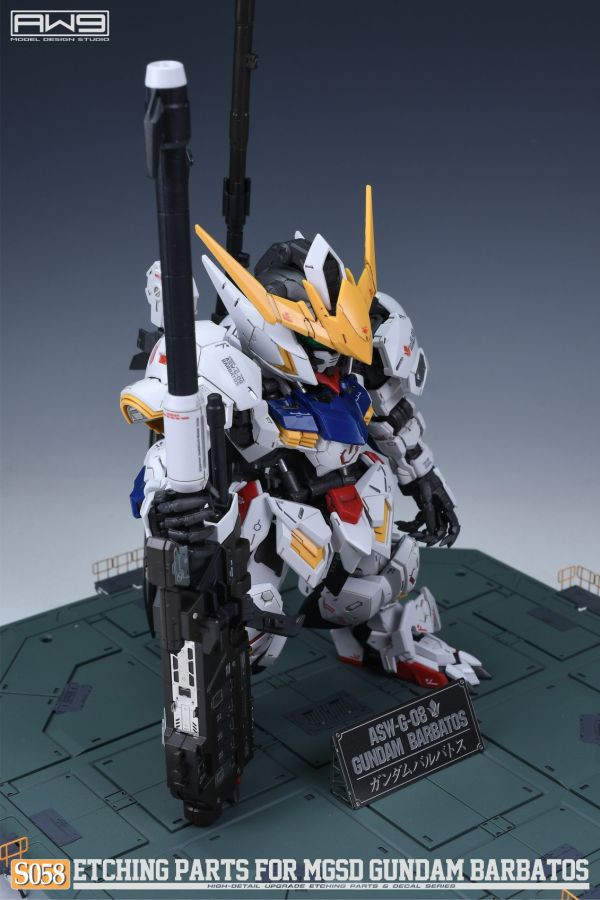 鋼魂 AW9 S58 MASTER GRADE SD MGSD 獵魔鋼彈 改造蝕刻片 附水貼 