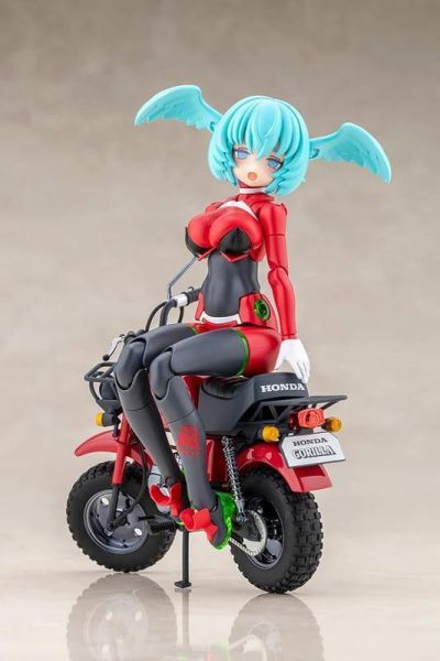 預購27年5月 壽屋 組裝模型 一般版 女神裝置 PUNI.MOFU 賽車鴞 with 本田 Z50J大猩猩 