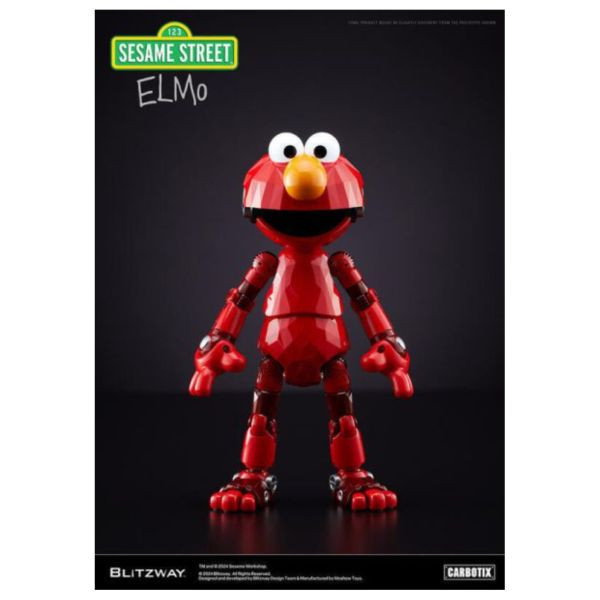 BLITZWAY 芝麻街 CARBOTIX ELMO 艾蒙 可動完成品 