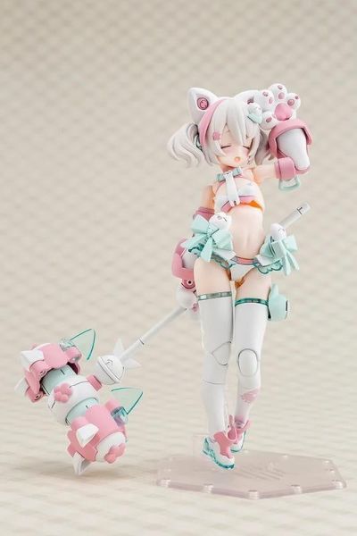 預購27年4月 壽屋 女神裝置 PUNI MOFU 白貓 組裝模型 一般版 