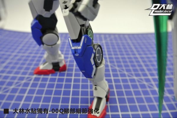DL大林水貼 GN02改 MG 量子型OO鋼彈 OOQ 細節強化版 高品質超薄水貼<天上人的標誌與原版不同> 
