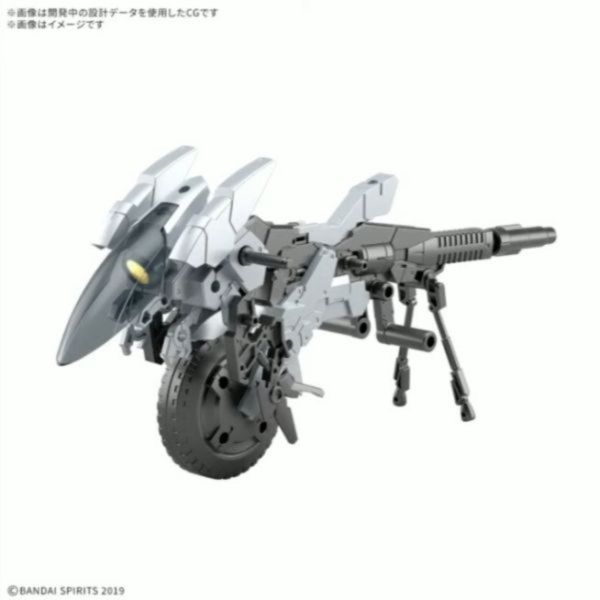 預購25年3月 萬代 30MM 組裝模型輕作戰1/144 擴充武裝機具 重炮鐵騎 鋼鐵加農摩托車ver. 