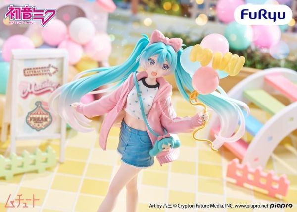 預購11月 Furyu 景品 Muchute 八三 原畫 初音未來 公園約會Ver 