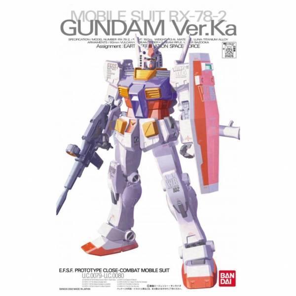 萬代 BANDAI 1/100 鋼彈模型 MG RX-78-2 鋼彈 Ver.Ka 組裝模型 