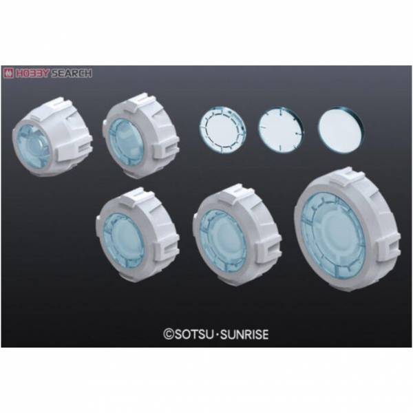 萬代 BANDAI 製作家零件HD BPHD-01 MS 鏡頭配件01 (透明)   BUILDERS PARTS 改造套件