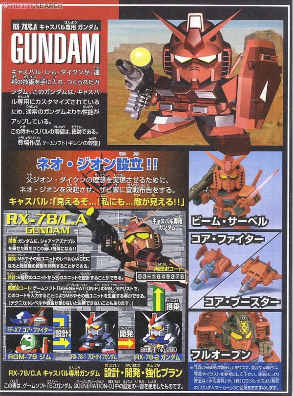 萬代 BANDAI SD GGENERATION-F 夏亞MS系列 一盒五款 