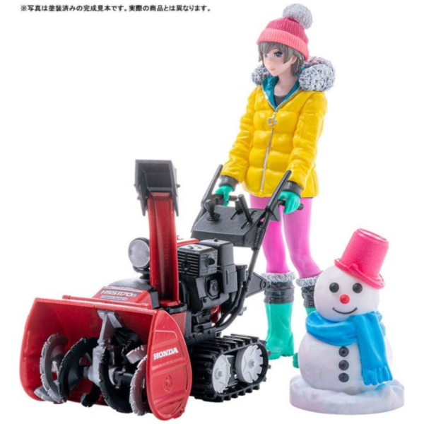 預購26年3月 Max Factory PLAMAX Minori with 小型除雪機 組裝 