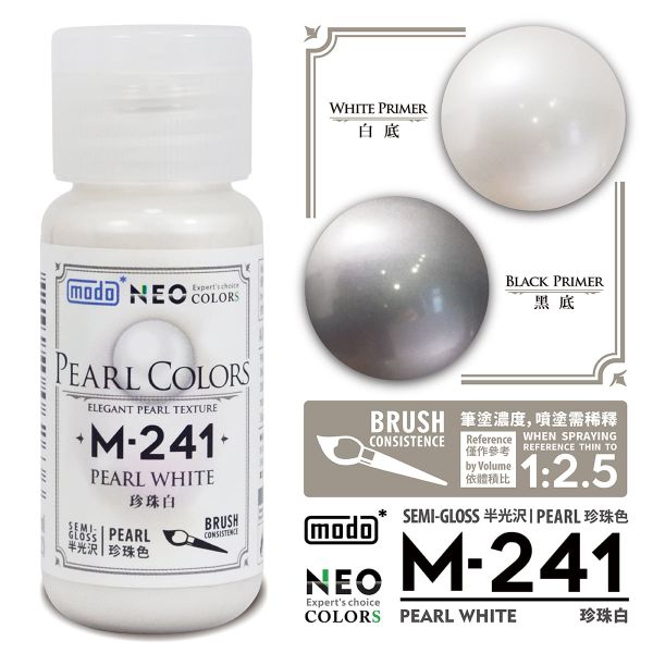 摩多製漆所 MODO 硝基漆 NEO 珍珠色套組 C-270 <6入> 