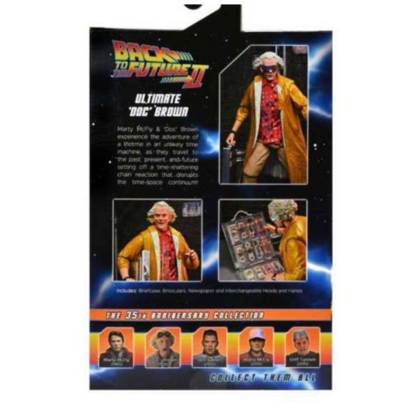 代理版 NECA 回到未來 Doc Brown 布朗博士 2015 ver 7吋 可動 
