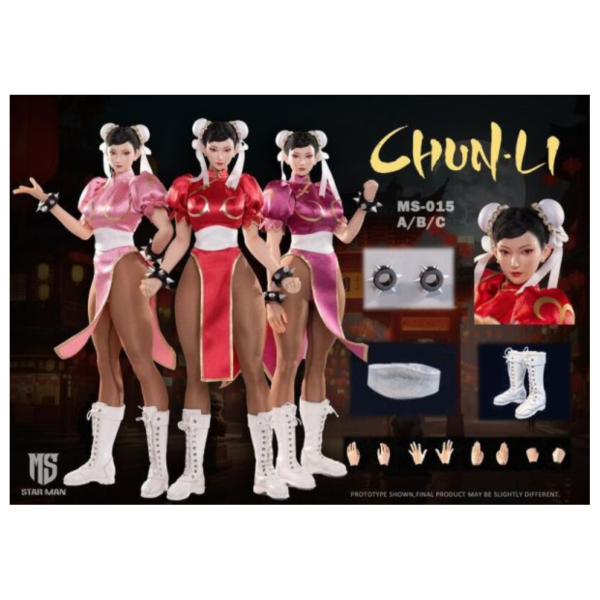 STAR MAN 1/6 女格鬥家 MS-015 可動女偶 3種款式 