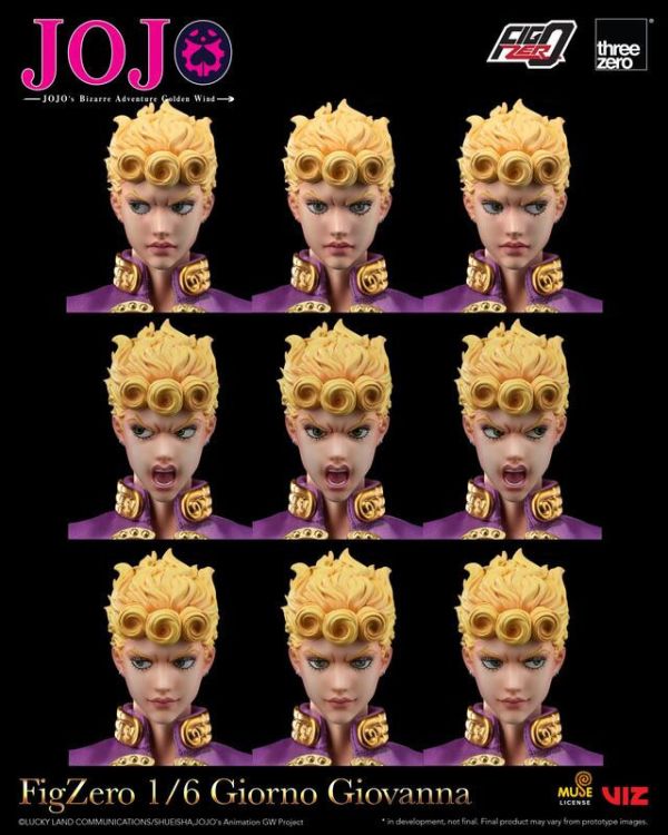 預購第四季 threezero JOJO的奇妙冒險：黃金之風 喬魯諾 喬巴拿 